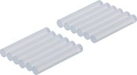 [80851BG] BGS - 80851 - Bâtonnets de colle chaude transparent Ø 7,5 mm, 50 mm 12 pièces