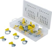 BGS - 80859 - Assortiment de colliers avec écrou papillon 26 pièces