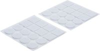 BGS - 80860 - Jeu de protections antidérapants blanc 32 pièces