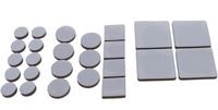 [80861BG] BGS - 80861 - Jeu de protections antidérapants gris 25 pièces