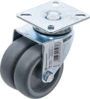 BGS - 81946 - Roulette double de direction Ø 75 mm