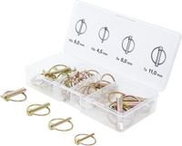 [88195BG] BGS - 88195 - Assortiment de goupilles à clip Ø boulon 4,5 - 11 mm 32 pièces