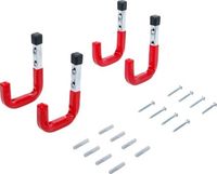 [88314BG] BGS - 88314 - Jeu de crochets muraux 4 pièces