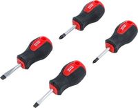 [90727BG] BGS - 90727 - Jeu de tournevis pour carburateur Plats / cruciformes PZ longueur de la lame 40 mm 4 p