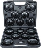 [91036BG] BGS - 91036 - Jeu de douilles à filtres (cloches) à huile 10 mm (3/8") 14 pièces