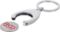 [CoinBG] BGS - Coin - Porte clé avec Jeton pour caddy BGS®