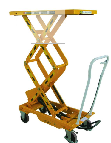TABLE ELEVATRICE DOUBLE CISEAUX 500kg