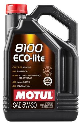 [108213Motul] Motul 8100 ECO-LITE 5W30 4L