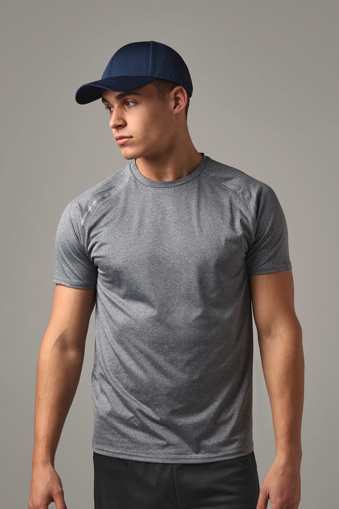B196 - Casquette filet 6 panneaux - Black