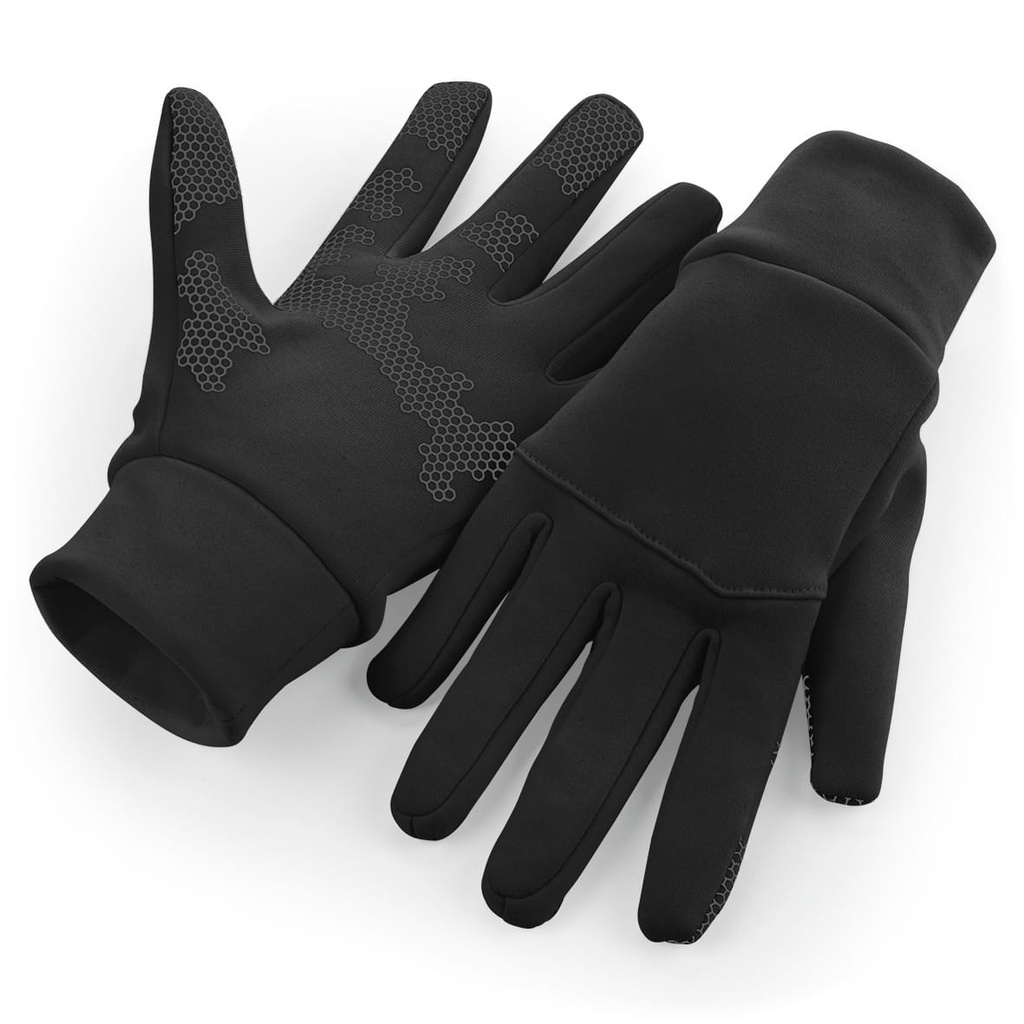 [B310-GraphiteGrey-S/M] B310 - Gants de sport Softshell - GraphiteGrey (S/M)