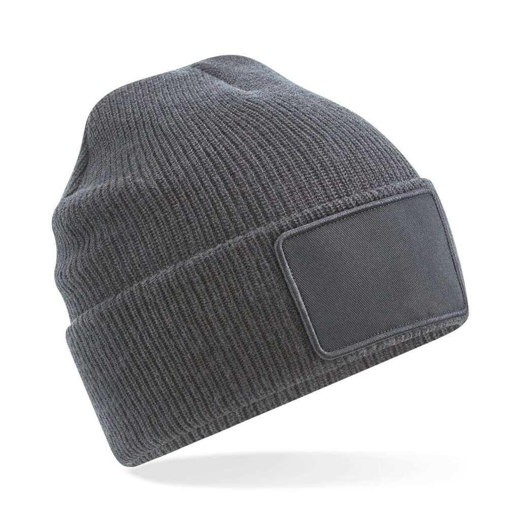 [B540-MilitaryGreen-OneSize] B540 - Bonnet Thinsulate avec patch amovible - MilitaryGreen