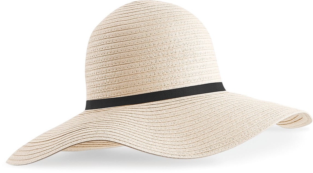 [B740-Natural-OneSize] B740 - Chapeau d'été à bord large Marbella - Natural