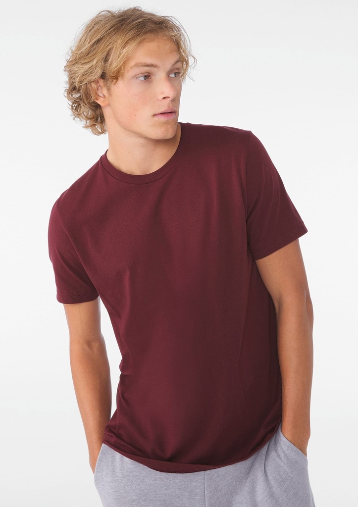 [BE3001-White-S] BE3001 - T-shirt homme col rond - White (S)