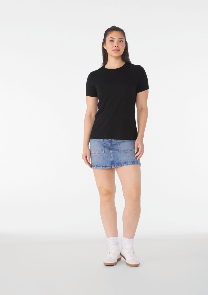 [BE6400CVC-HeatherDeepTeal-S] BE6400CVC - T-shirt col rond femme Heather - HeatherDeepTeal (S)