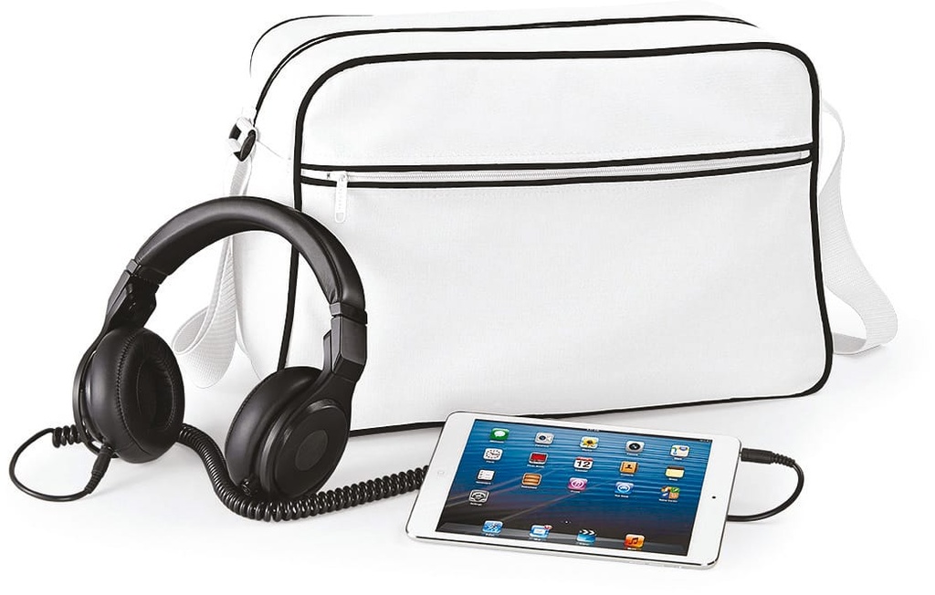 [BG14-FrenchNavy_White-OneSize] BG14 - Sac bandoulière Rétro - FrenchNavy_White