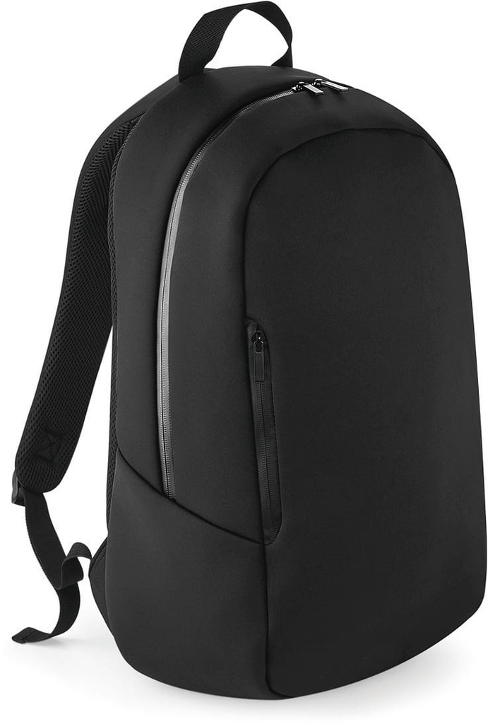 [BG168-Black-OneSize] BG168 - Sac à dos en tissu Scuba - Black