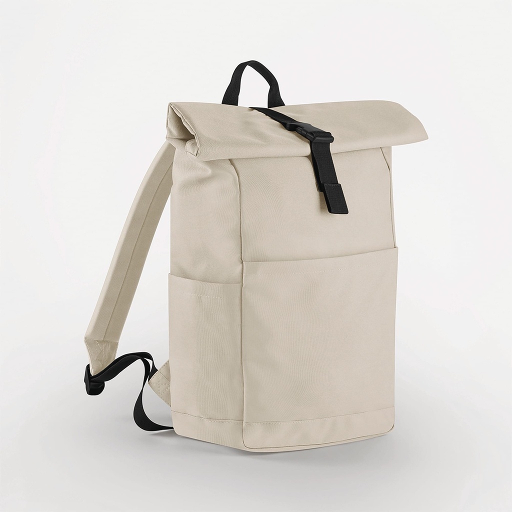 [BG186-Navy-OneSize] BG186 - Sac à dos Roll Top recyclé - Navy
