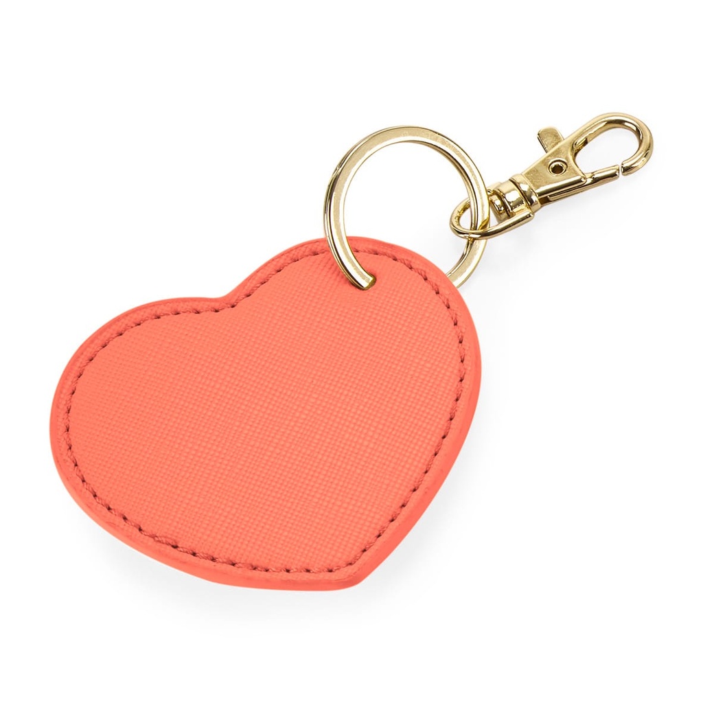 [BG746-Black-OneSize] BG746 - Porte-clés coeur - Black