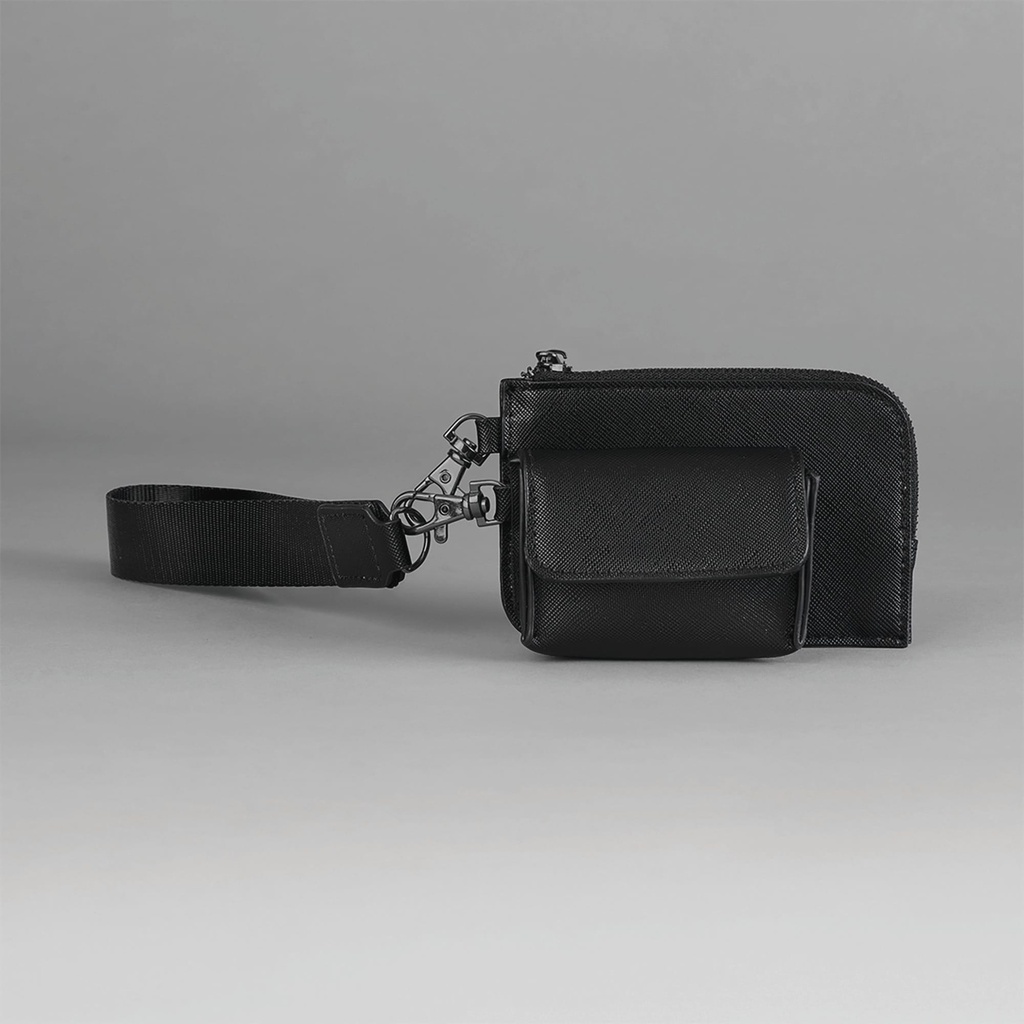 BG748 - Pochette-bracelet Boutique - Black_Black
