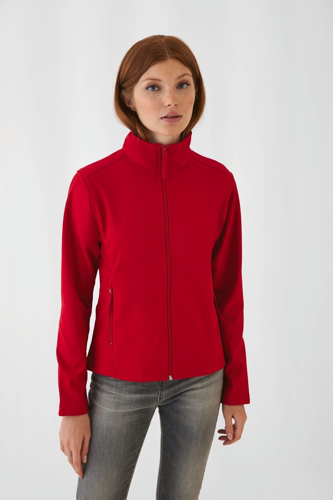 [CGJWI63-DarkGrey_NeonOrange-XS] CGJWI63 - Veste Softshell Femme ID.701 - DarkGrey_NeonOrange (XS)