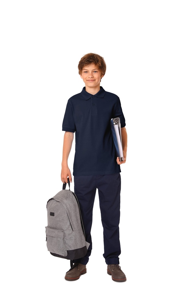 [CGSAFE-RoyalBlue-7/8ans] CGSAFE - Polo Safran enfant - RoyalBlue (7/8 ANS)