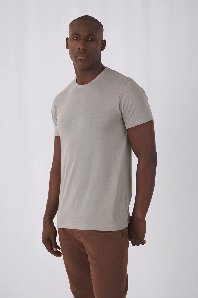 [CGTM042-LightGrey-S] CGTM042 - T-shirt Organic Inspire col rond Homme - LightGrey (S)