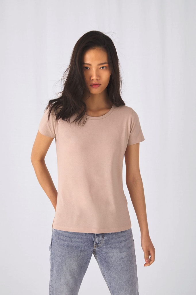 [CGTW043-RoyalBlue-XS] CGTW043 - T-shirt Organic Inspire col rond Femme - RoyalBlue (XS)