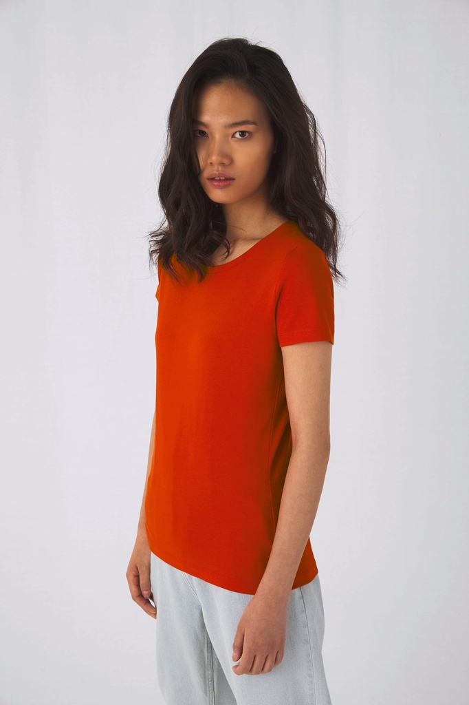 [CGTW049-CobaltBlue-XS] CGTW049 - T-shirt bio femme Inspire Plus - CobaltBlue (XS)