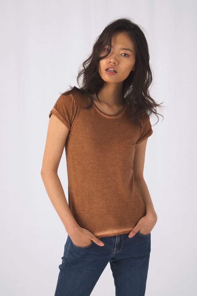 [CGTWD71-BlueClash-XS] CGTWD71 - T-shirt femme DNM Plug in - BlueClash (XS)