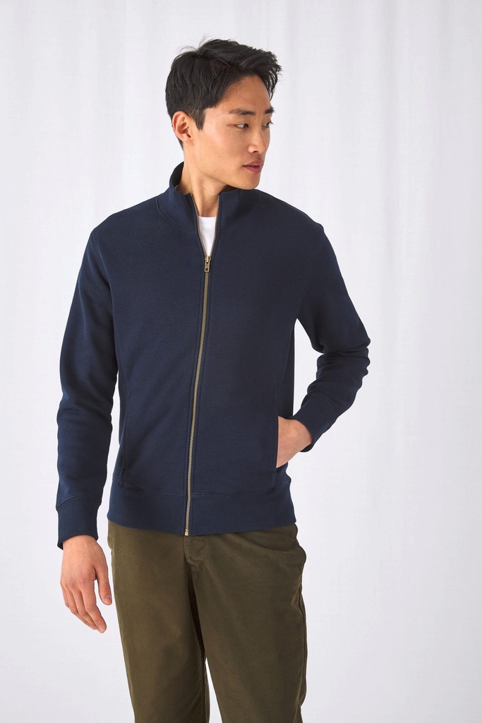 [CGWM646-Navy-S] CGWM646 - Veste zippée Spider - Navy (S)