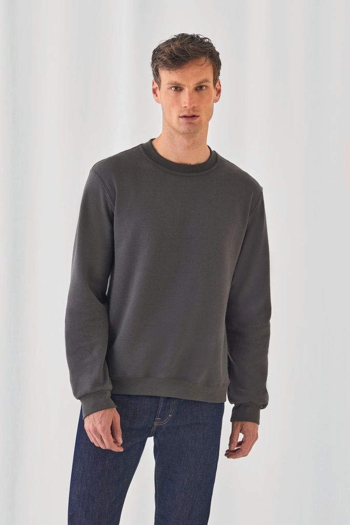 [CGWUI20-White-XS] CGWUI20 - Sweat-shirt col rond ID.002 - White (XS)