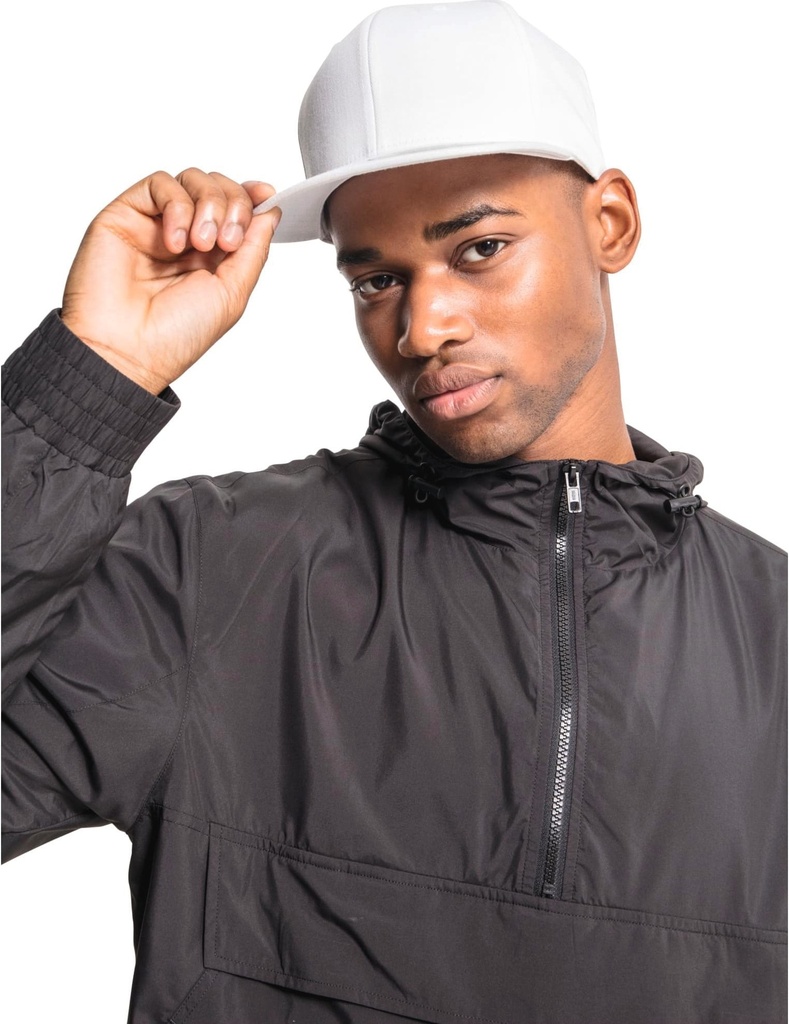 [FL6089OC-NAVY-OneSize] FL6089OC - Casquette snapback en coton organique - NAVY