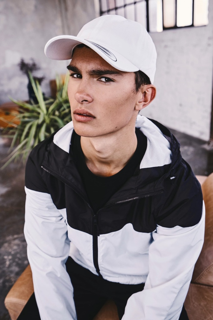 [FL6245CM-WHITE-OneSize] FL6245CM - Casquette en coton twill - 6 panneaux - WHITE