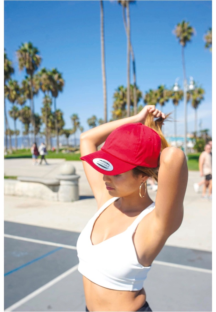 [FL6245OC-BurntOlive-OneSize] FL6245OC - Casquette en coton organique - BurntOlive