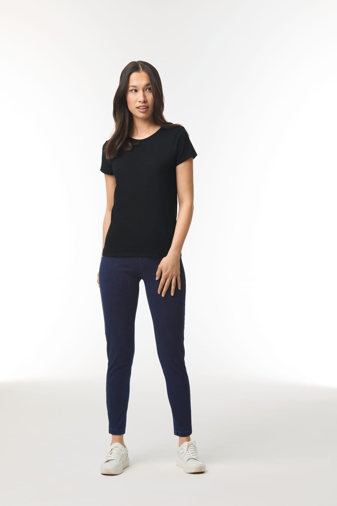 [GI5000L-Navy-S] GI5000L - T-shirt femme Heavy Cotton - Navy (S)