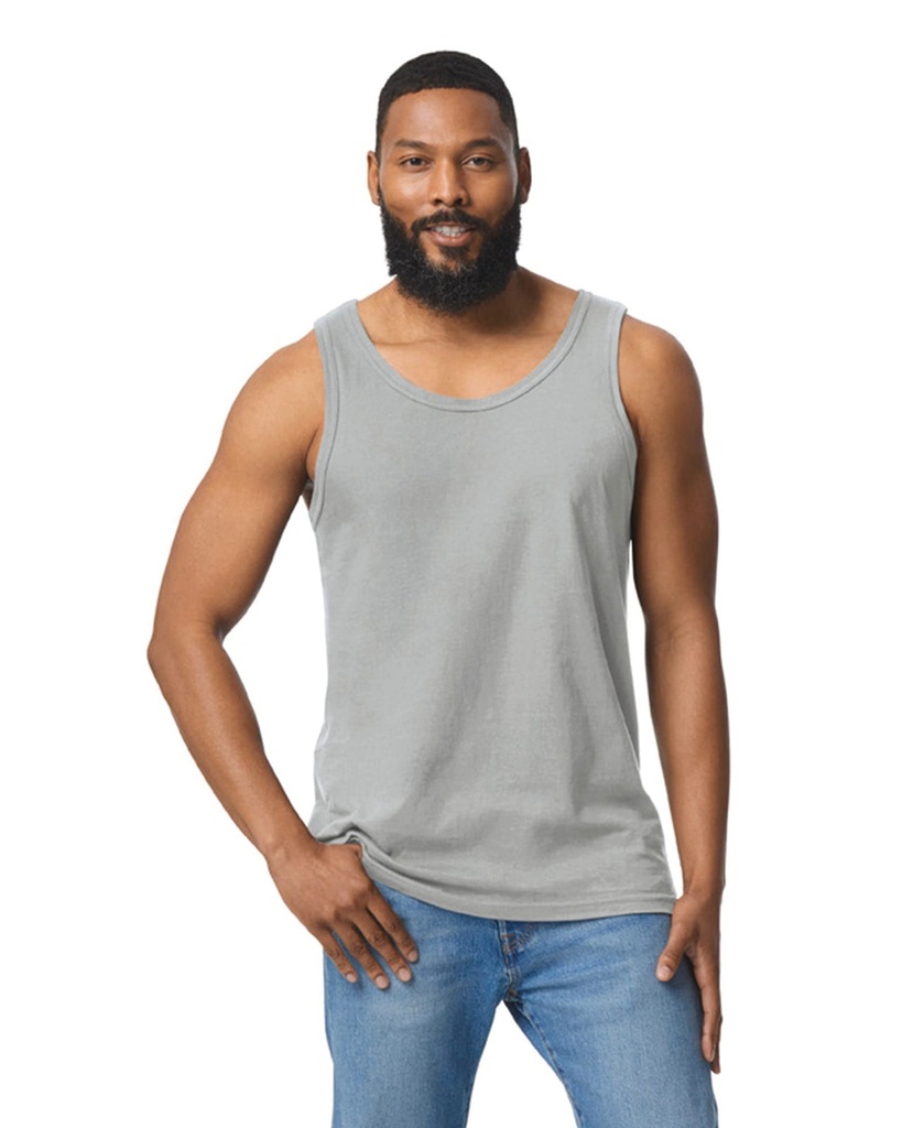 [GI64200-White-S] GI64200 - Débardeur homme Softstyle - White (S)
