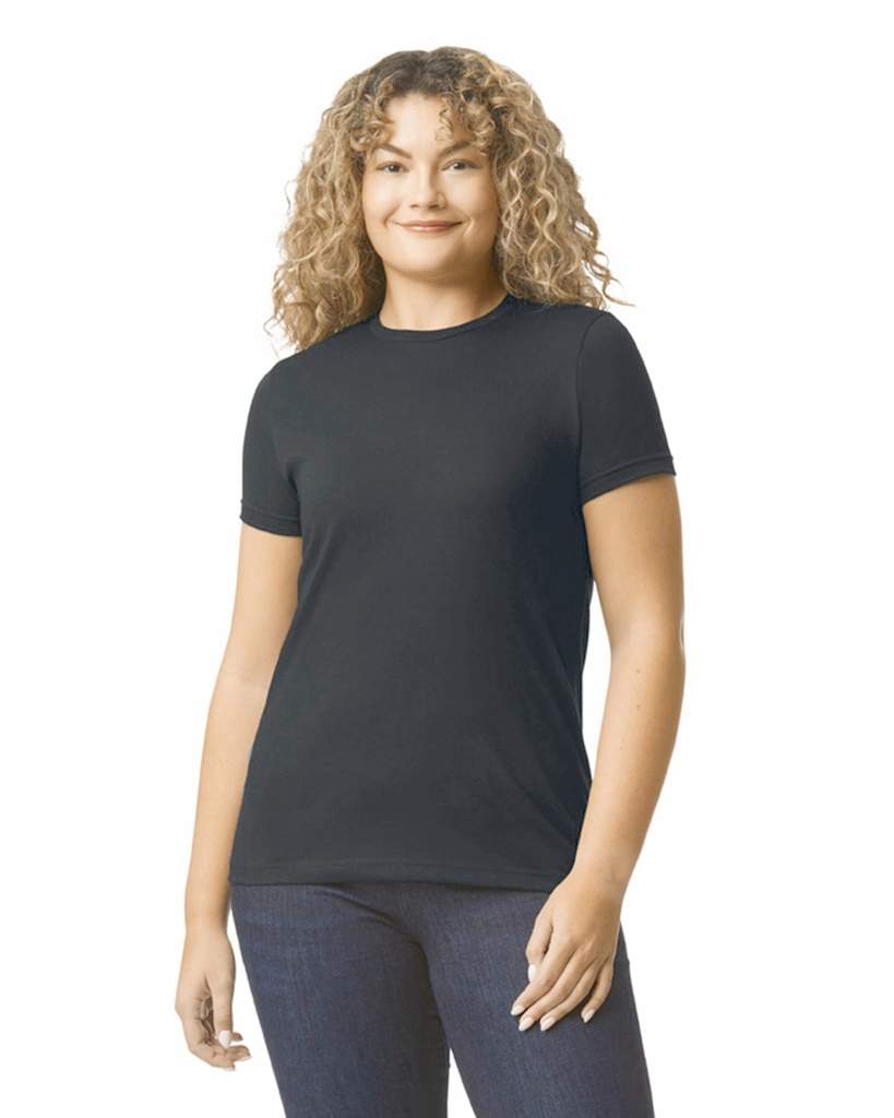 [GI67000L-RedMist-S] GI67000L - T-shirt femme softstyle CVC - RedMist (S)