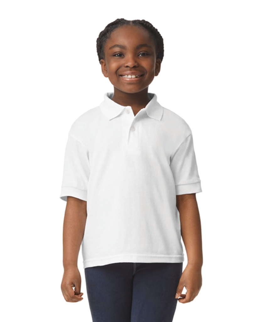 [GI8800B-Navy-S] GI8800B - Polo jersey Dryblend® enfant - Navy (S)
