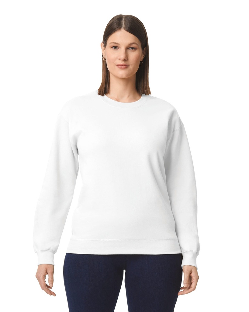 [GISF000-Charcoal-S] GISF000 - Sweat-shirt col rond Midweight Softstyle - Charcoal (S)