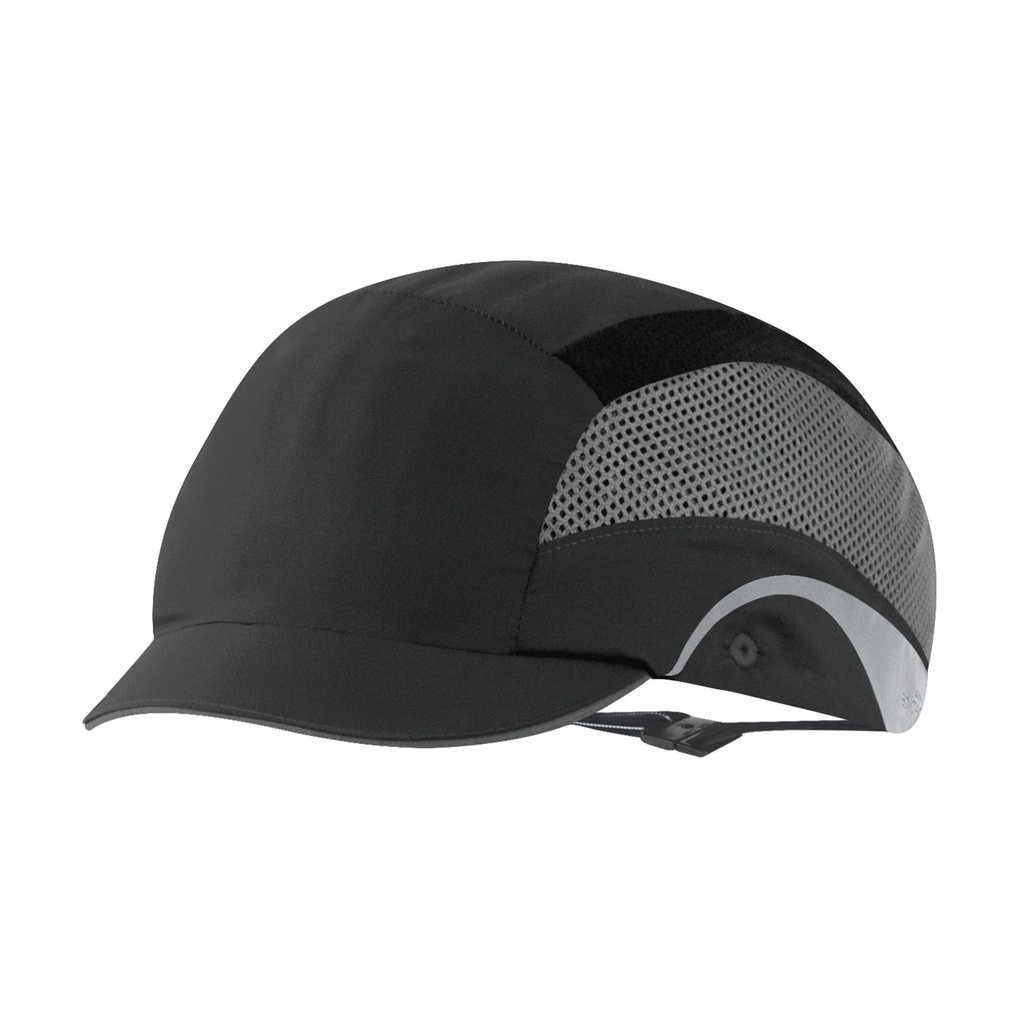 [JSAAG02-Black-OneSize] JSAAG02 - Casquette de sécurité Hardcap Aerolite® micro visière  - Black