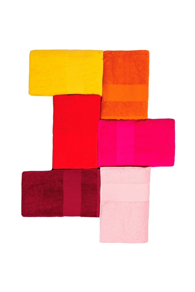 [K112-AzurBlue-OneSize] K112 - Serviette de toilette 50 x 100 cm - AzurBlue