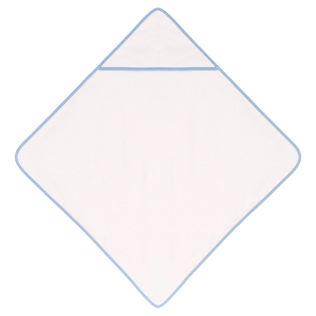 K124 - Sortie de bain éponge bébé - White_SkyBlue