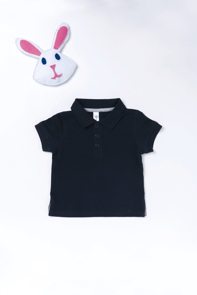 [K248-Red-3M] K248 - Polo manches courtes bébé - Red (3m)