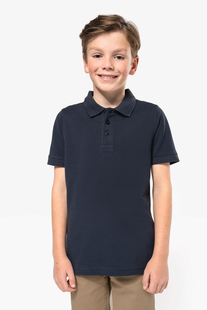 K249 - Polo manches courtes enfant - Red