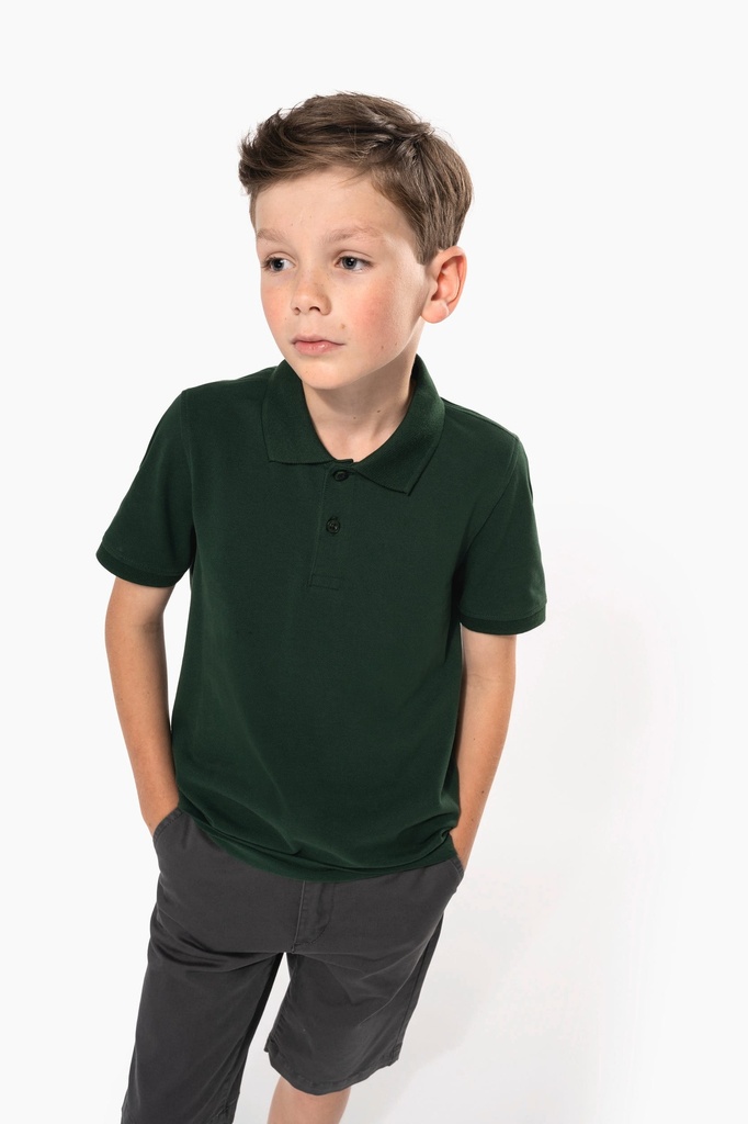 K268 - Polo manches courtes enfant - Red