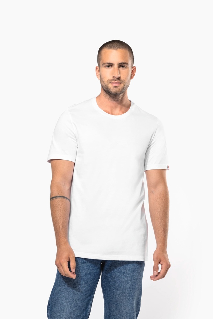 [K3040-White-S] K3040 - T-shirt Bio Origine France Garantie homme - White (S)