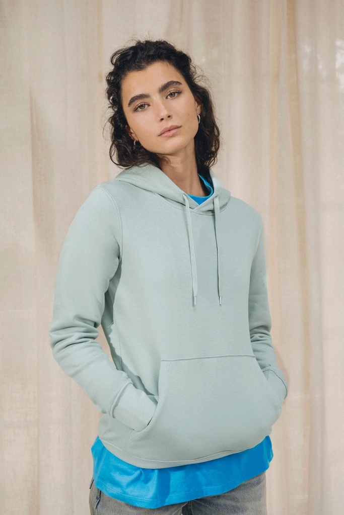 K4028 - Sweat-shirt écoresponsable à capuche femme - PalePink
