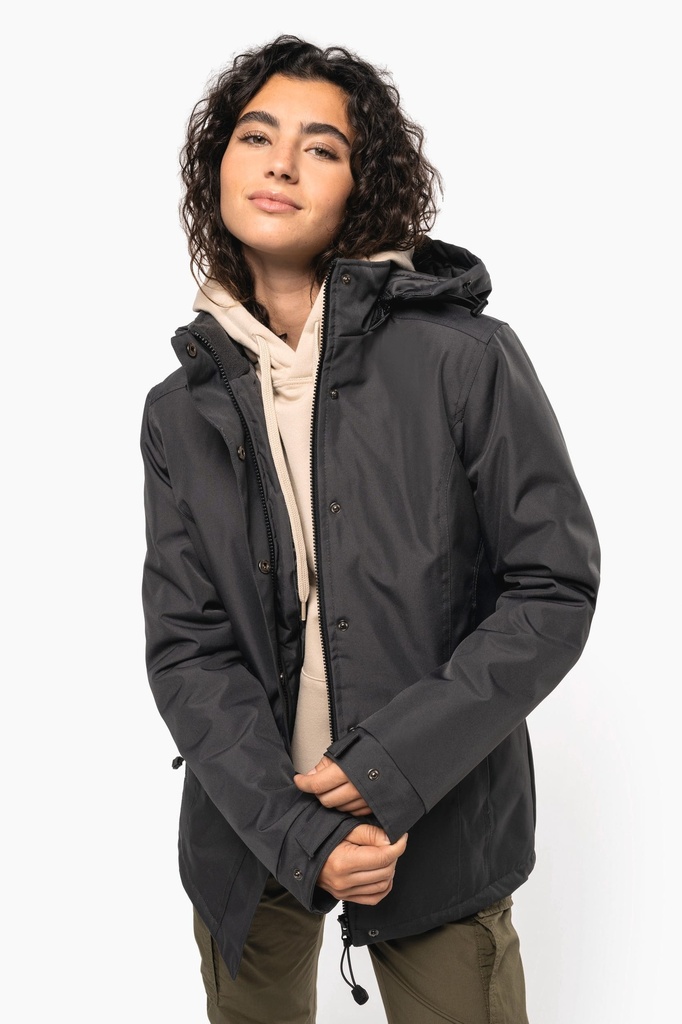 [K6108-SnowGrey-XS] K6108 - Parka femme - SnowGrey (XS)