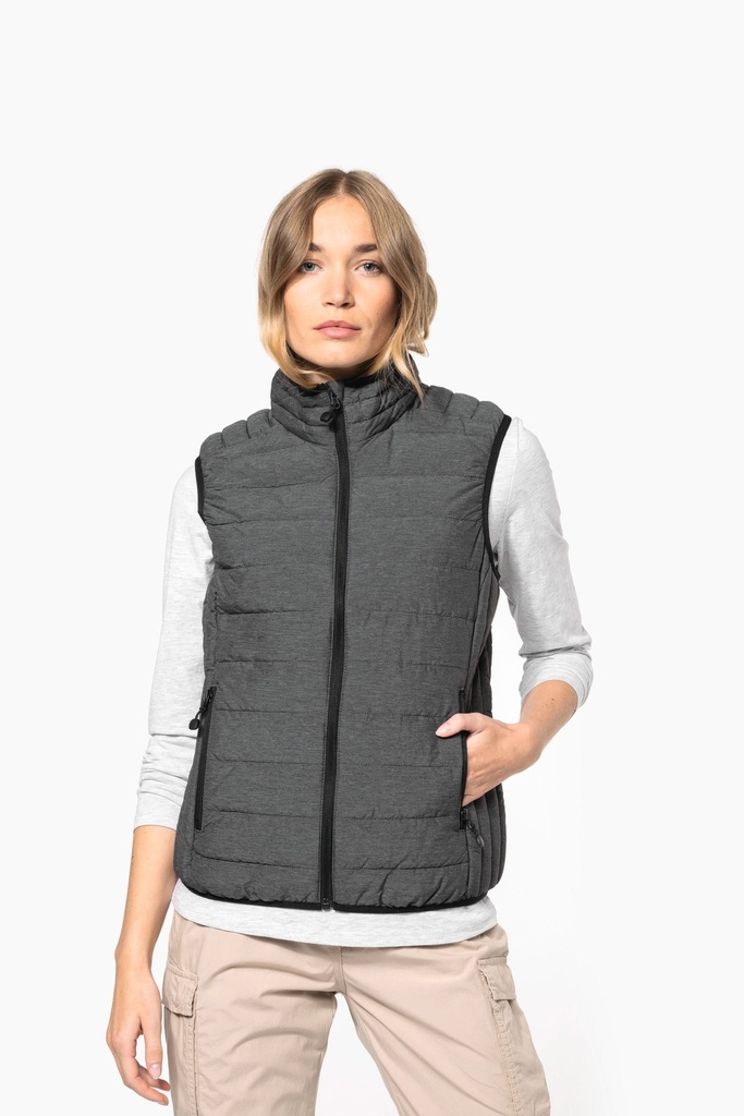 [K6114-White-XS] K6114 - Doudoune légère sans manches femme - White (XS)