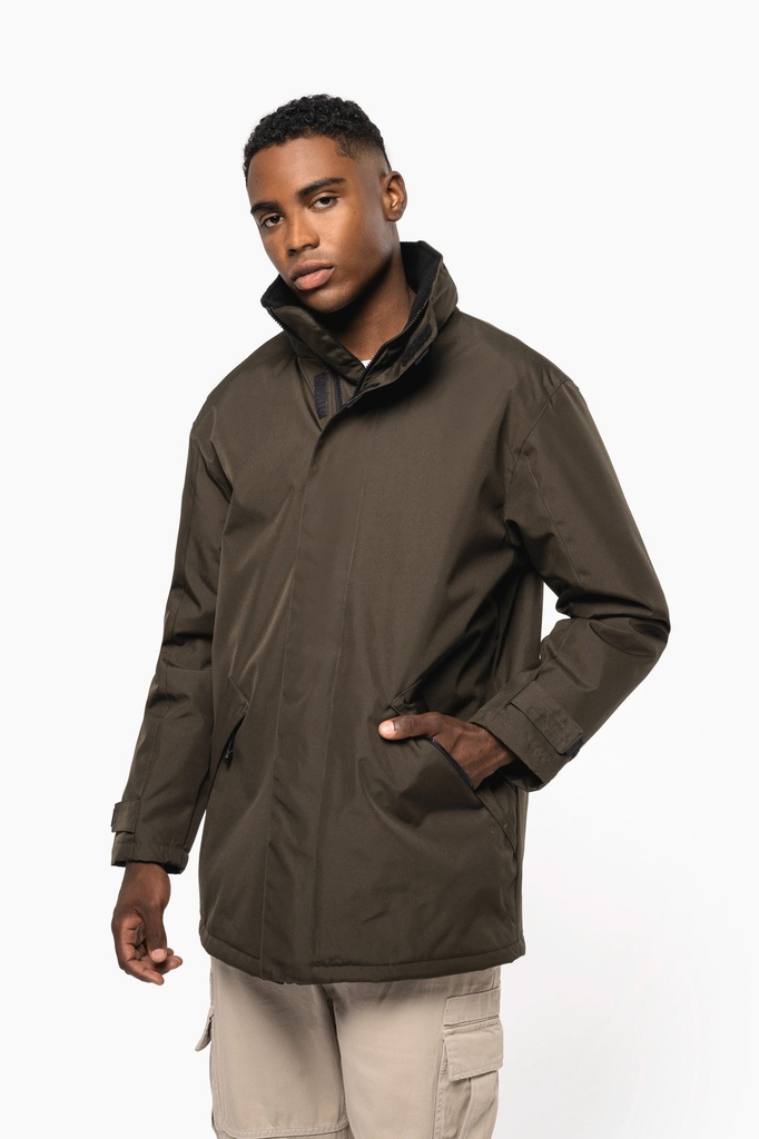 [K677-Navy-XS] K677 - Parka doublure matelassée - Navy (XS)